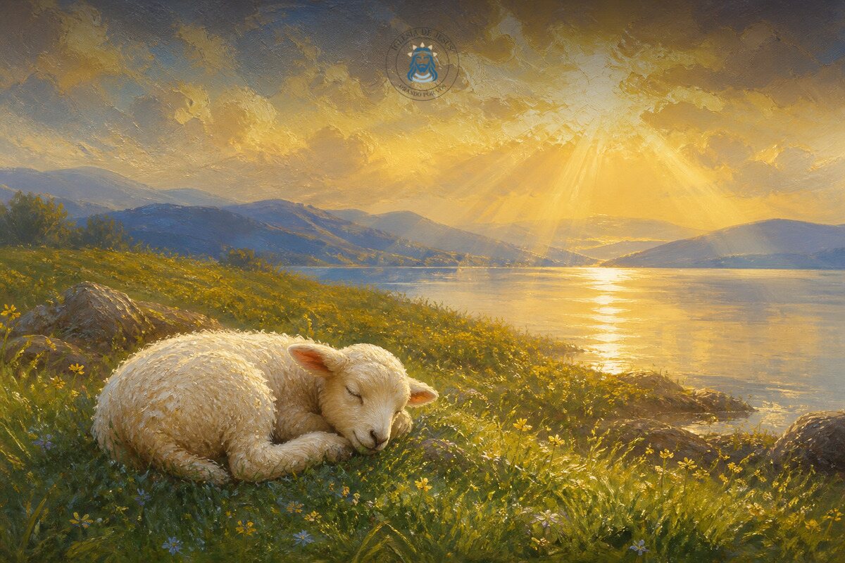 Ilustración del devocional: Descansa en los brazos de Cristo