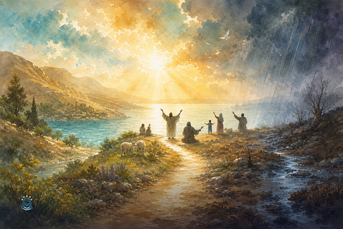 Ilustración del devocional: Gratitud en Todo Tiempo