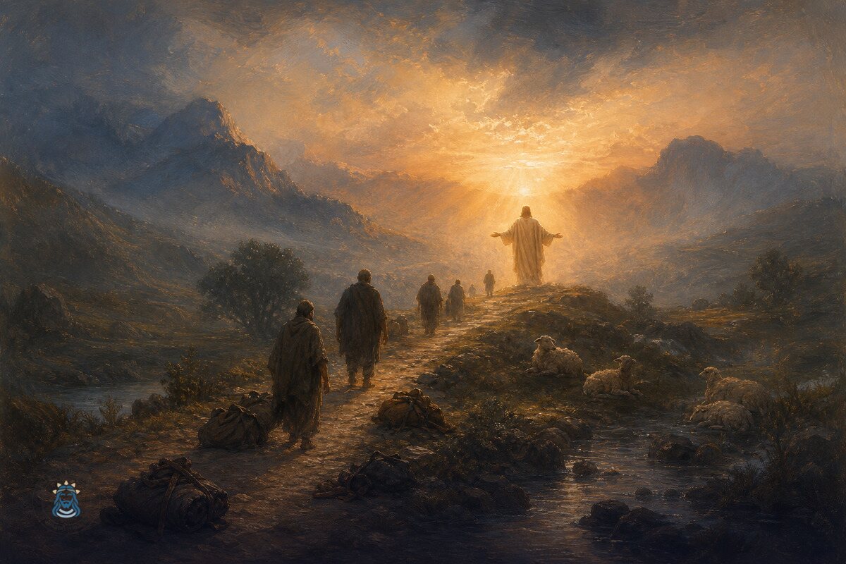 Ilustración del devocional: Descansa en los Brazos de Cristo